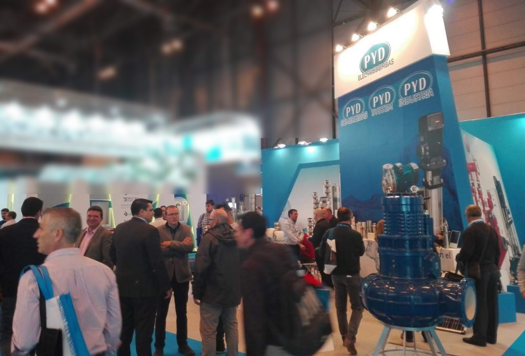 nuestro stand pyd electrobombas 1024x694 - Resumen feria Matelec 2018