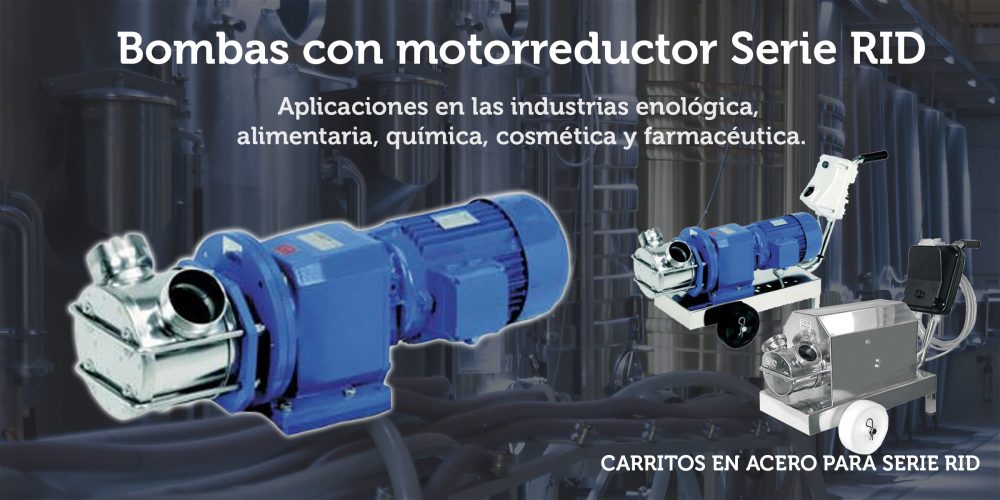Bombas con motorreductor serie RID
