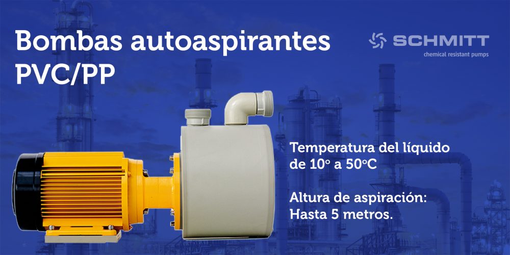 bomba autoaspirante PVC-PP