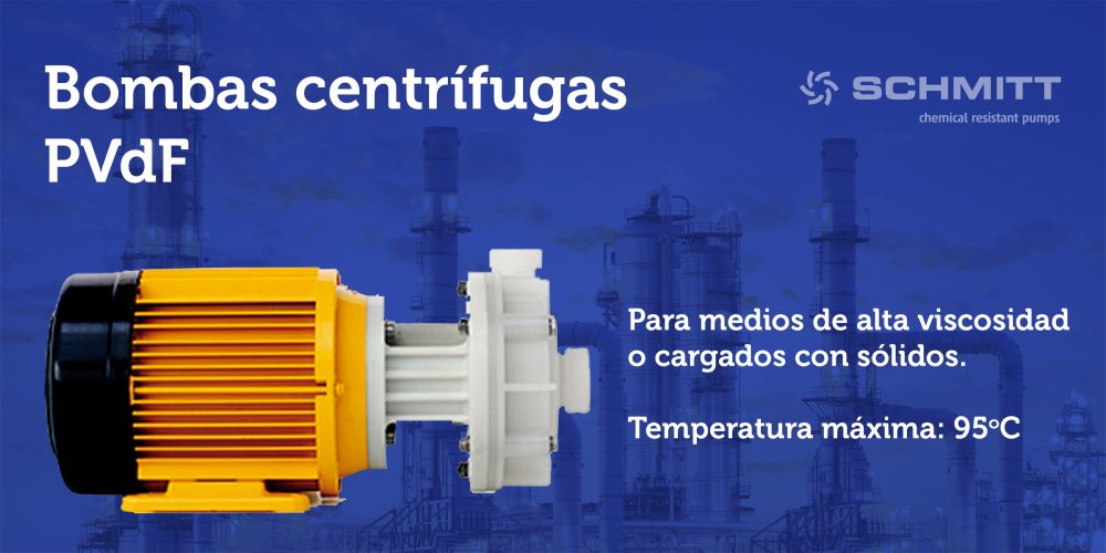 bomba centrifugas PVdF