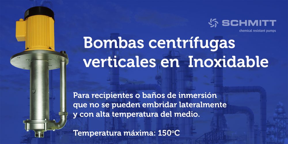 bombas centrifugas verticales Inoxidable