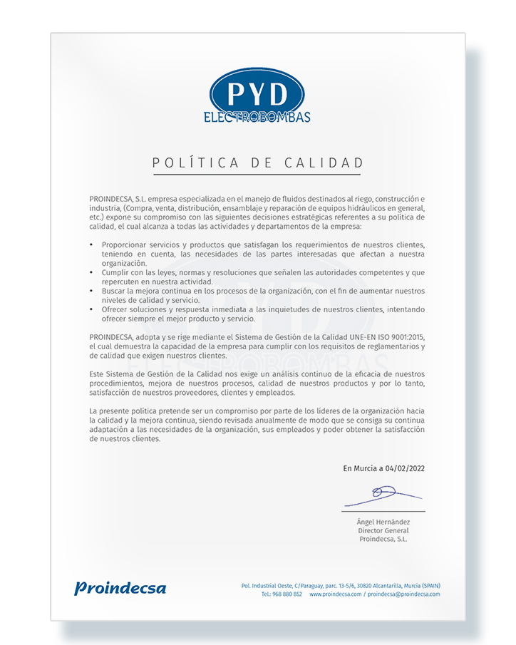 Politica Imagen front - Nosotros