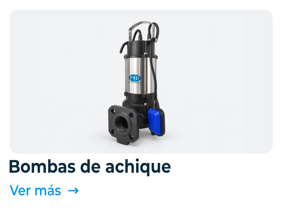 Inicio bombas de achique - Inicio