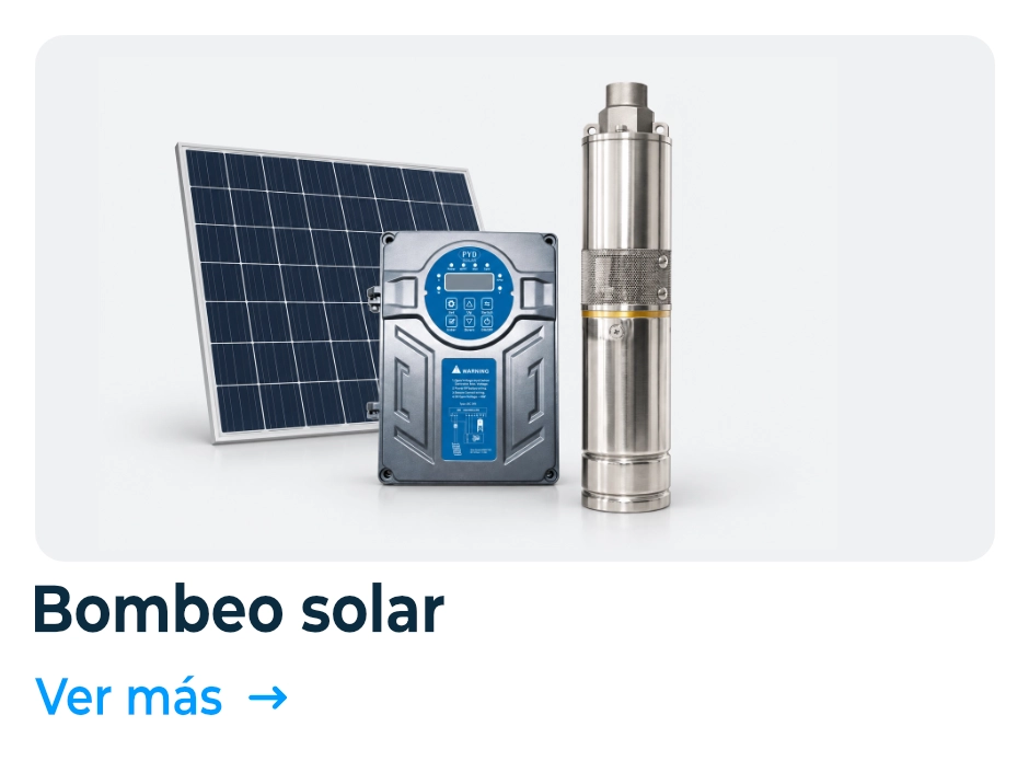 Inicio bombeo solar - Inicio